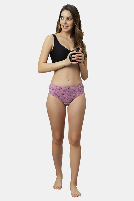 Red Rose Medium Rise Full Coverage Hipster Panty (Pack of 3) - Multicolor — image 11